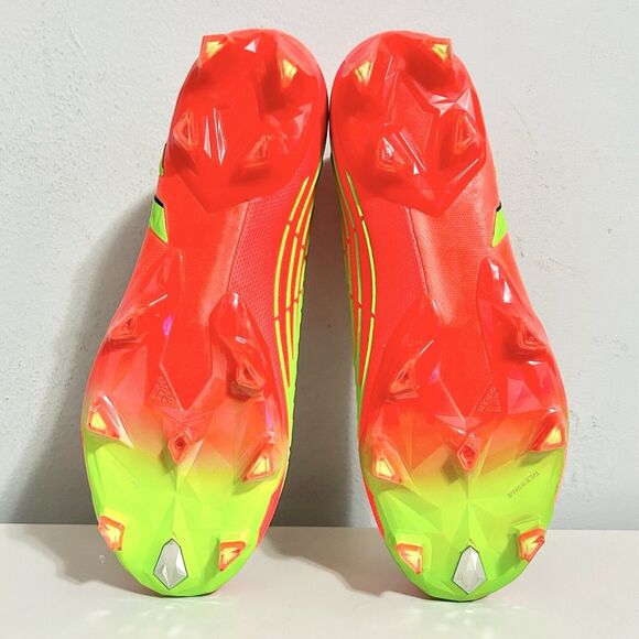 Adidas Predator Edge+ FG “Solar Red Green” Men’s Size 11 Soccer Cleats - Picture 7 of 8
